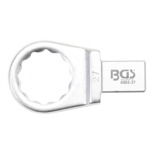 BGS Chiave ad anello ad innesto, 27 mm, sede 14 x 18 mm