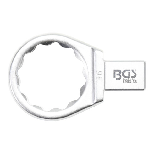 BGS Chiave ad anello ad innesto, 36 mm, sede 14 x 18 mm