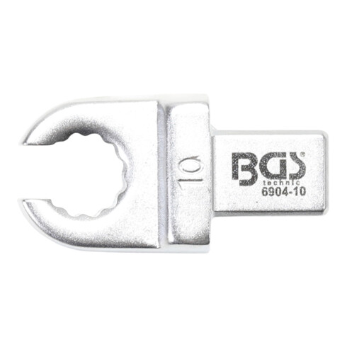 BGS Chiave ad anello ad innesto, aperto, 10 mm, sede 9 x 12 mm