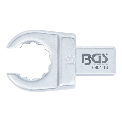 BGS Chiave ad anello ad innesto, aperto, 13 mm, sede 9 x 12 mm