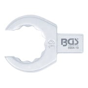 BGS Chiave ad anello ad innesto, aperto, 19 mm, sede 9 x 12 mm-4