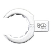 BGS Chiave ad anello ad innesto, aperto, 21 mm, sede 9 x 12 mm