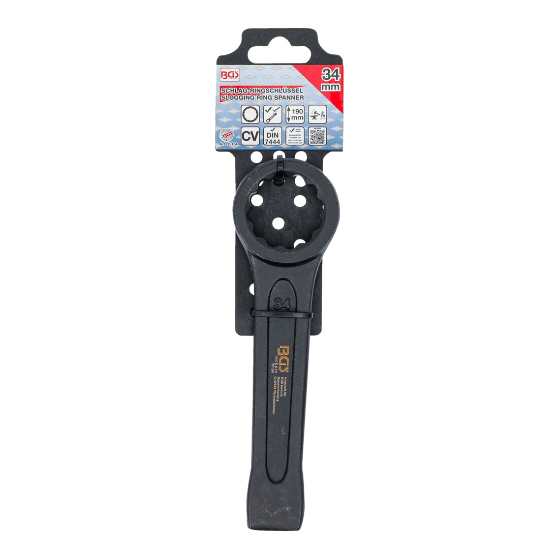 BGS Chiave ad anello per uso a percussione, 34 mm