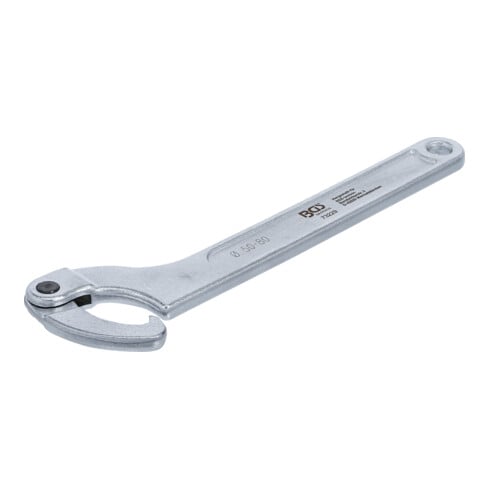 BGS Chiave articolata a gancio con becco, 50 - 80 mm