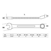 BGS Chiave combinata, 13/16"-3