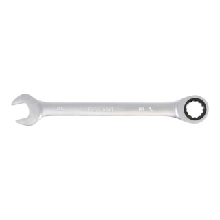 BGS Chiave combinata a cricchetto, 18 mm