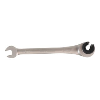BGS Chiave combinata a cricchetto, con bocca aperta, 9 mm