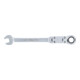 BGS Chiave combinata a cricchetto con doppio snodo, regolabile, 16 mm-2