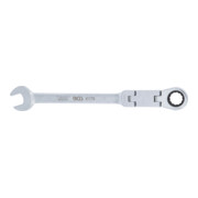 BGS Chiave combinata a cricchetto con doppio snodo, regolabile, 18 mm-5