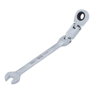 BGS Chiave combinata a cricchetto con doppio snodo, regolabile, 8 mm