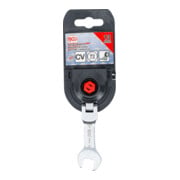 BGS Chiave combinata a cricchetto, corta, regolabile, 13 mm-5