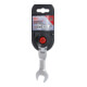 BGS Chiave combinata a cricchetto, corta, regolabile, 16 mm-3
