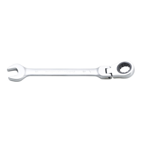 BGS Chiave combinata a cricchetto, regolabile, 18 mm