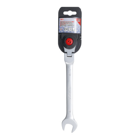 BGS Chiave combinata a cricchetto, regolabile, 19 mm