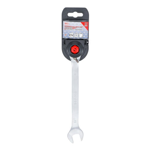 BGS Chiave combinata a cricchetto, reversibile, 17 mm