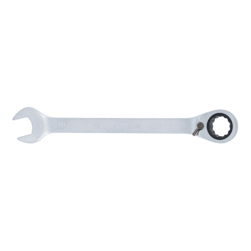 BGS Chiave combinata a cricchetto, reversibile, 19 mm