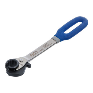 BGS Chiave combinata a doppio cricchetto, con bocca aperta, 11 mm
