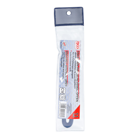 BGS Chiave combinata a doppio cricchetto, con bocca aperta, 11 mm