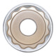 BGS Bussola poligonale, profonda, 12,5 mm (1/2"), 27 mm-3