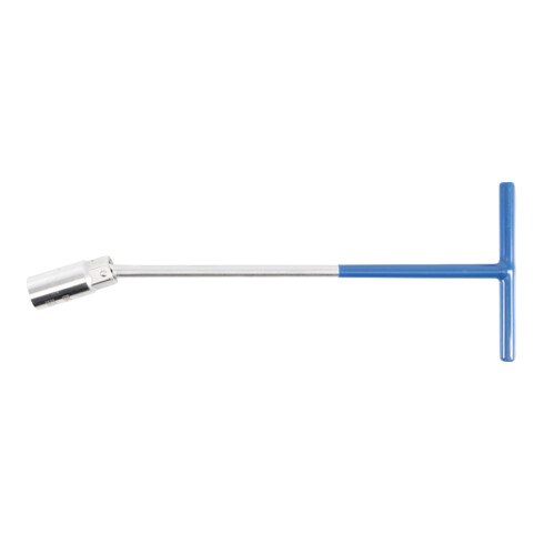 BGS Chiave per candele con impugnatura a T, snodo sferico, apertura 20,8mm