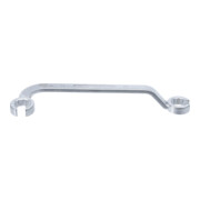 BGS Chiave poligonale doppia, aperta, per linee di iniezione diesel, apertura 17mm