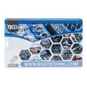 BGS Chiavetta USB, da 32 GB, in formato carta di credito-4