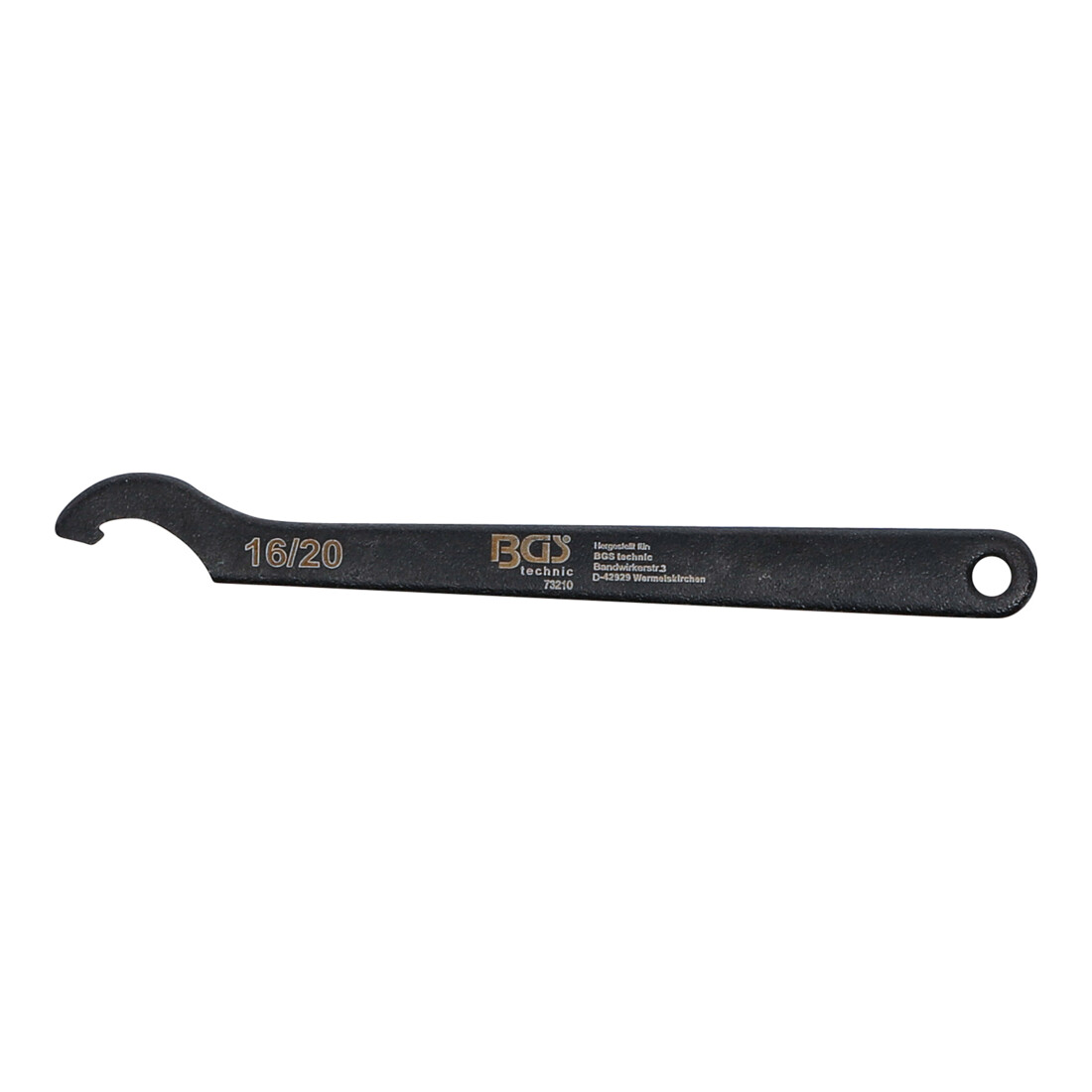 BGS Chiavi a gancio con naso, 16 - 20 mm