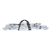 BGS Chiavi ad anello a doppio cricchetto, angolate, con teste ad anello con profilo E, apertura E6 - E24, 4pz.-5