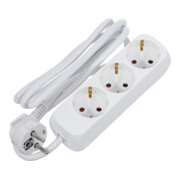 BGS Ciabatta multipresa, 3 prese, cavo 1,4m 3x1,5mm² IP 20-1