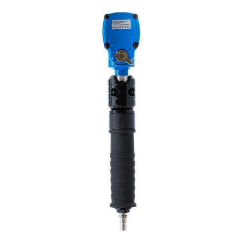 BGS Clé à chocs pneumatique coudée, avec tête pivotante et inclinable, 12,5 mm (1/2"), 650 Nm