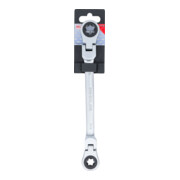 BGS Clé à cliquet double articulée, avec têtes à profil E, SW E14 x E18-5