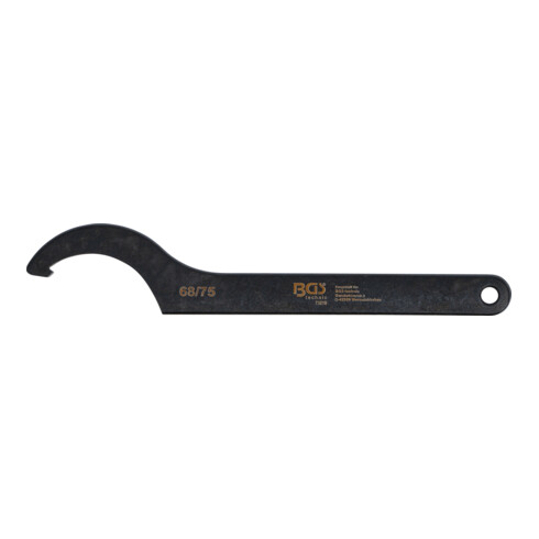 BGS Clé à crochet avec ergot, 68 - 75 mm