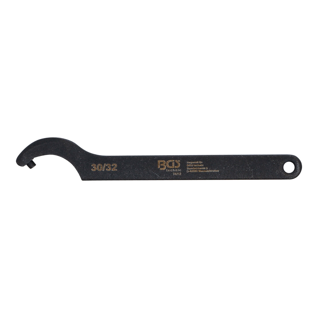 BGS Clé à ergot avec tenon, 30 - 32 mm