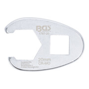 BGS Clé à fourche à carré creux 12,5 mm (1/2") SW 20 mm-3