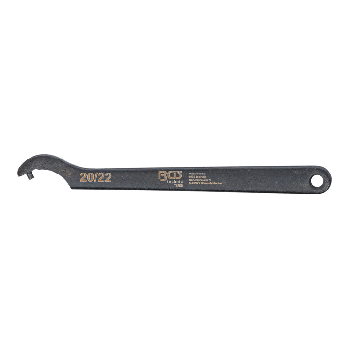 BGS Clé à fourche avec ergot, 20 - 22 mm