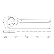 BGS Clé à fourche DIN 894 65 mm-3