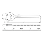 BGS Clé à fourche DIN 894 70 mm-2