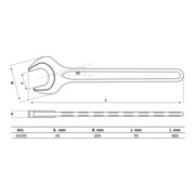 BGS Clé à fourche DIN 894 95 mm-3
