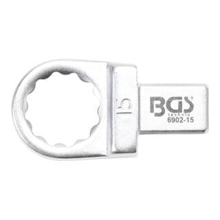 BGS Clé annulaire 15 mm Empreinte 9 x 12 mm