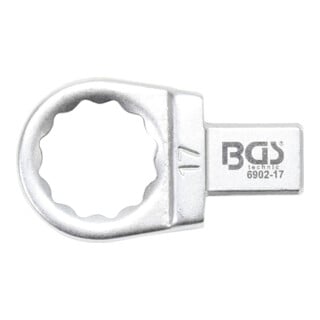 BGS Clé annulaire 17 mm Empreinte 9 x 12 mm