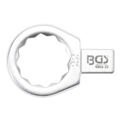 BGS Clé annulaire 22 mm Empreinte 9 x 12 mm