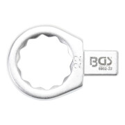 BGS Clé annulaire 22 mm Empreinte 9 x 12 mm