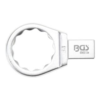 BGS Clé annulaire 34 mm Empreinte 14 x 18 mm
