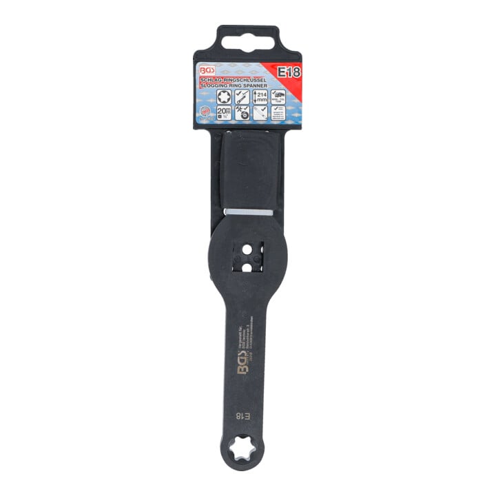 BGS Clé annulaire de percussion profil E (pour TX) avec 2 faces de percussion E18