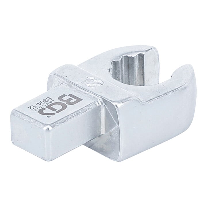 BGS Clé annulaire ouverte 12 mm Empreinte 9 x 12 mm