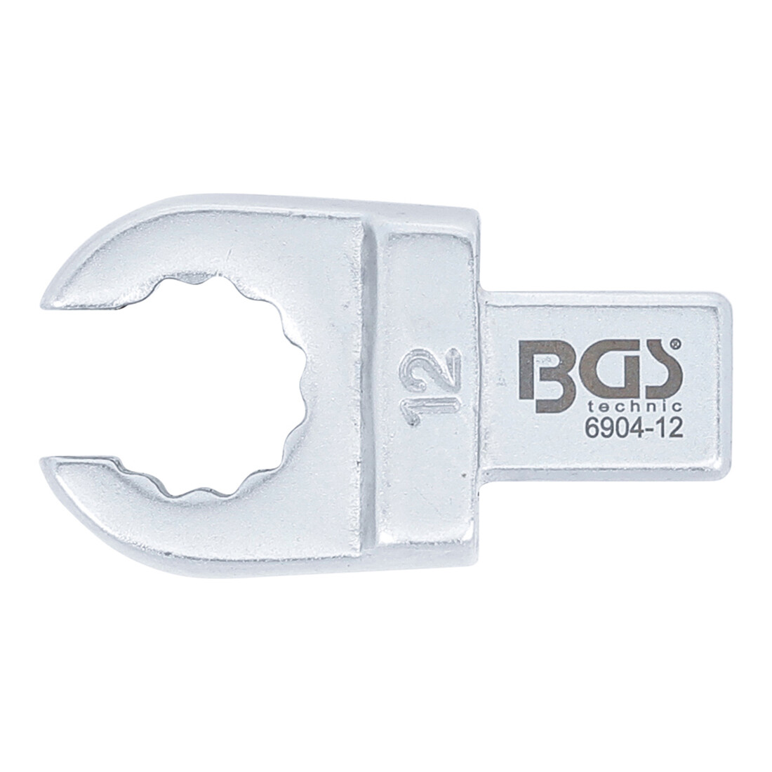 BGS Clé annulaire ouverte 12 mm Empreinte 9 x 12 mm