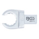 BGS Clé annulaire ouverte 13 mm Empreinte 9 x 12 mm-4