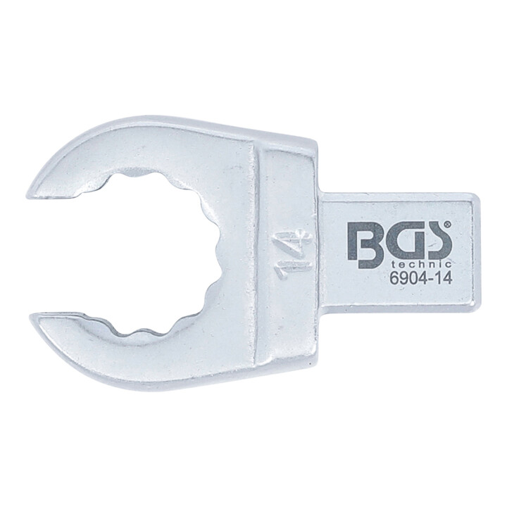 BGS Clé annulaire ouverte 14 mm Empreinte 9 x 12 mm