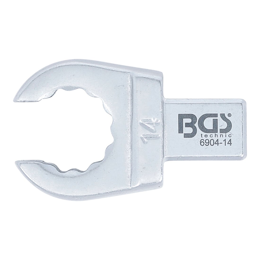 BGS Clé annulaire ouverte 14 mm Empreinte 9 x 12 mm