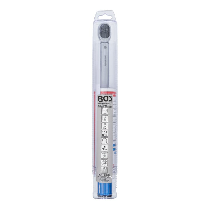 BGS Clé dynamométrique 10 mm (3/8") 20 - 120 Nm
